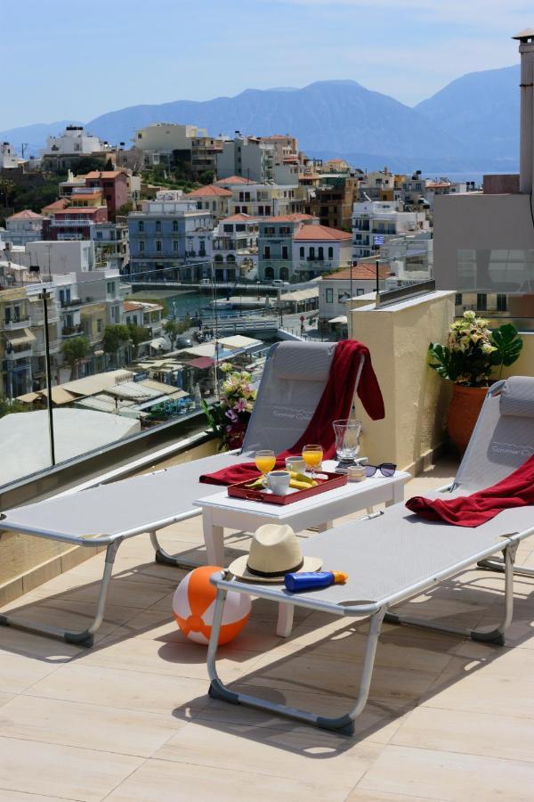 Luxury Lake View Center House Agios Nikolaos Extérieur photo