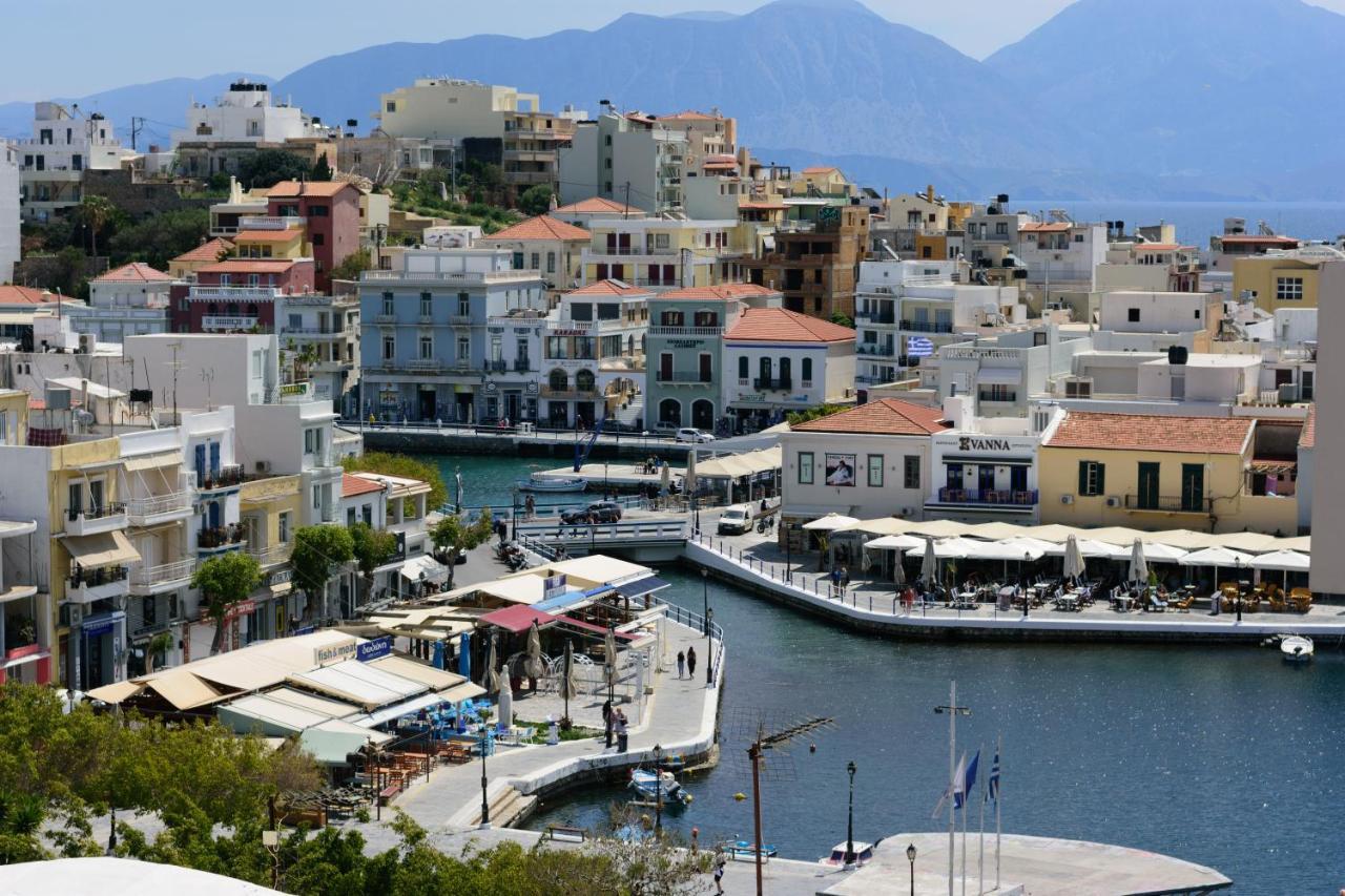 Luxury Lake View Center House Agios Nikolaos Extérieur photo